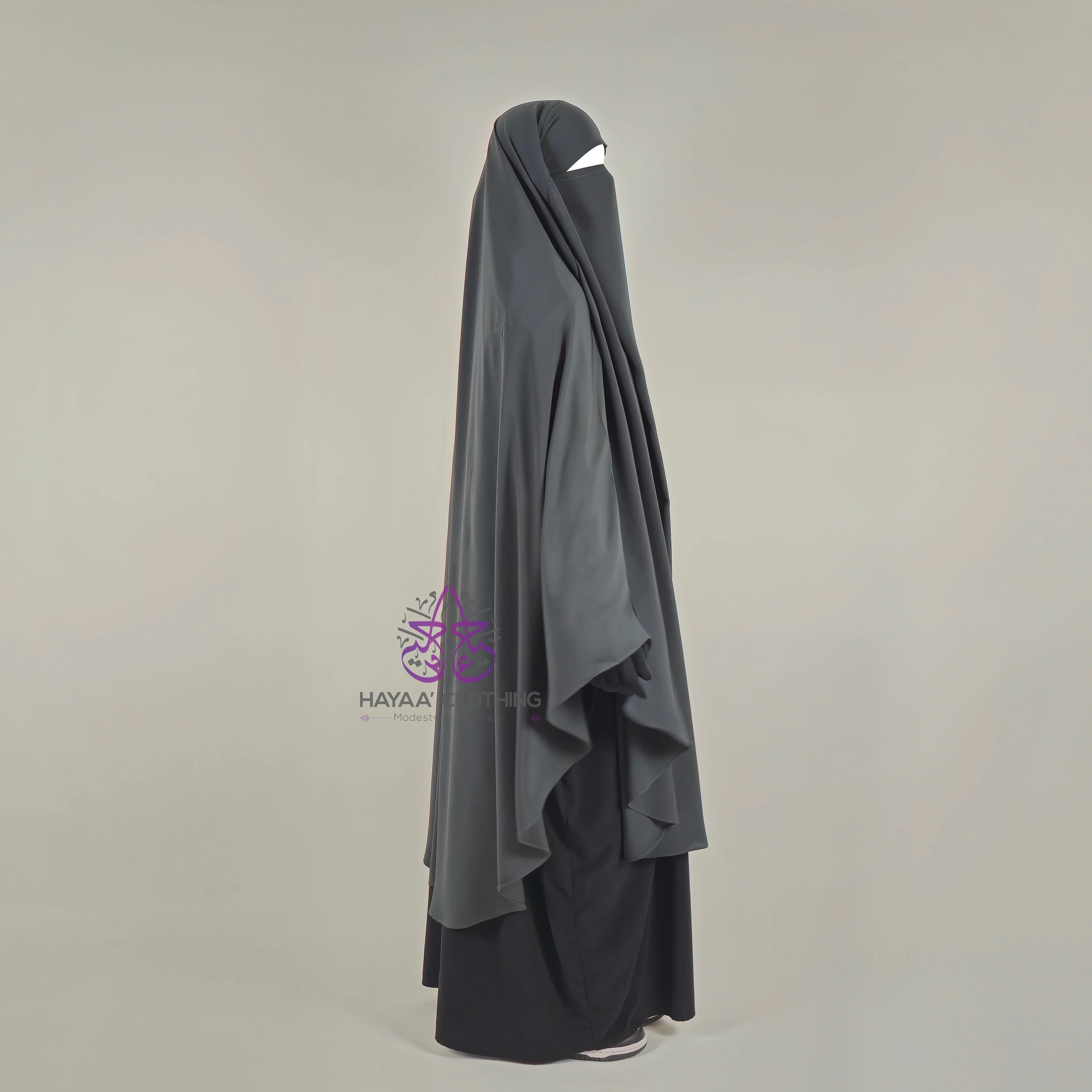 Long Rounded Khimar - Image 4